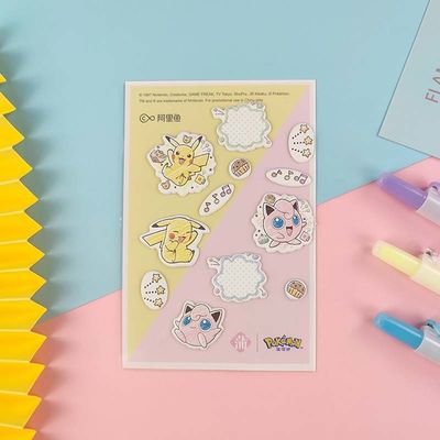 Professional OEM 3D Cartoon Stickers PVC Soft Film Foam Letter Stickers