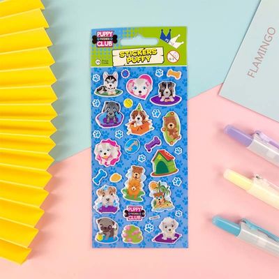 Foamed Leather Foam Animal Stickers Early Education 3d Bubble Stickers